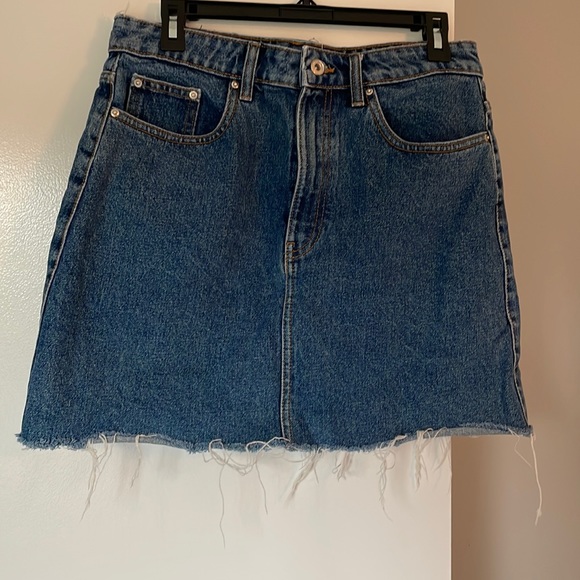 Zara Skirts Zara Denim Mini Skirt Poshmark